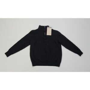 Icebreaker Women's Quantum iii Sweater Large 1/4 Zip 100% Ultrafine Merino Wool